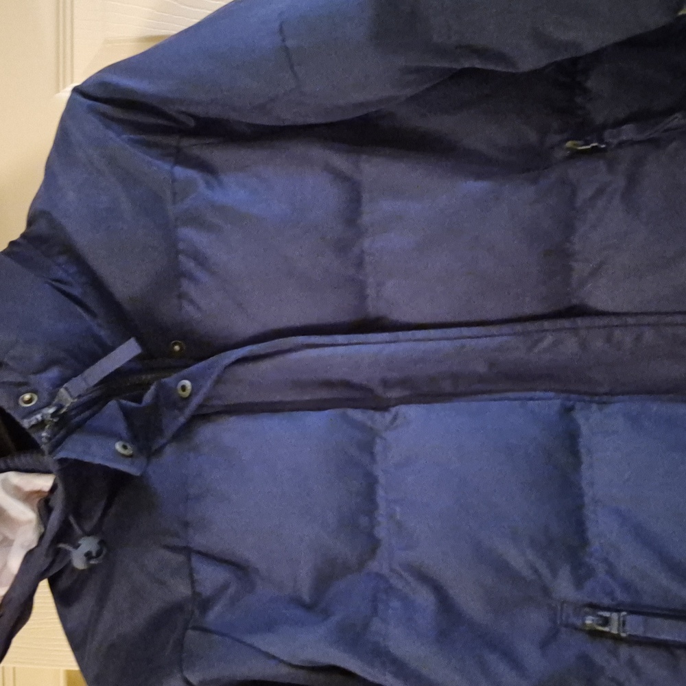 Navy Blue Puffer Jacket - Picture 2 of 4
